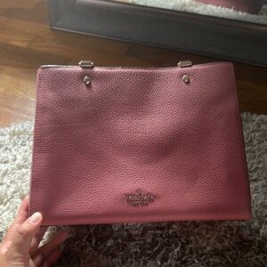 Kate Spade Pink Leather Tote Bag